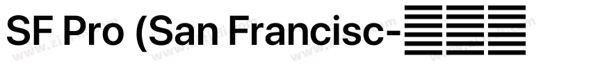 SF Pro (San Francisc字体转换 SF Pro (San Francisc字体转换